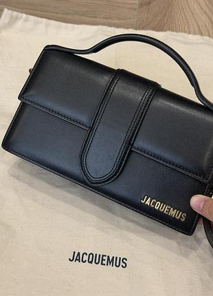 Сумка jacquemus the large bambino чорна оригінал
