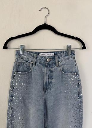 Джинси | bershka | в стразах 2