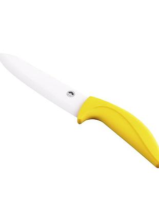 Нож керамический с чехлом 15см шеф yellow (nc14kn)