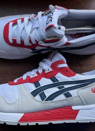 Кросівки чоловічі asics білі з червоним 42.5 розмір