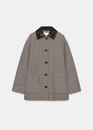Жакет-куртка  жіночий гусяча лапка zara new