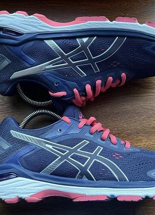 Кросівки для бігу asics різнокольорові, устілка 23.5 см