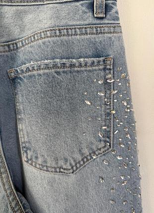 Джинси | bershka | в стразах 8