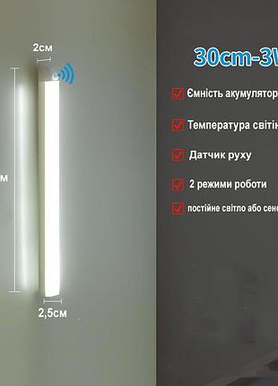Світлодіодний світильник 30 см one size