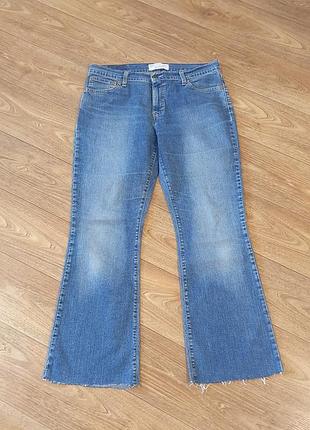 Джинси кльош levi strauss signature bootcut з необробленим краєм (розмір 33x32)