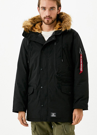 Оригінальна чоловіча куртка alpha industries n-3b alpine parka gen ii mjn53501c1_001 новий стан парка