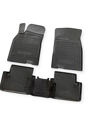 Килимки салону renault megane iii, renault fluence (2008-2015) універсал, борт 2,5 см, з перемичкою avto-gumm