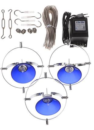 Светильник струнный поворотный (система) htl-83/3 blue