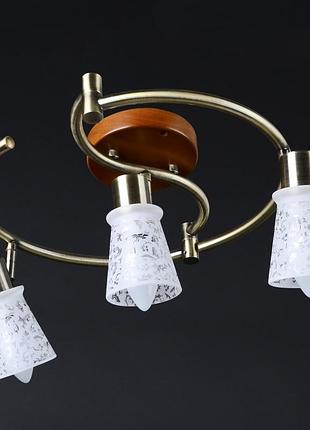 Светильник настенно-пот поворотный накладной htl-159c/3 e14 brille l118-027