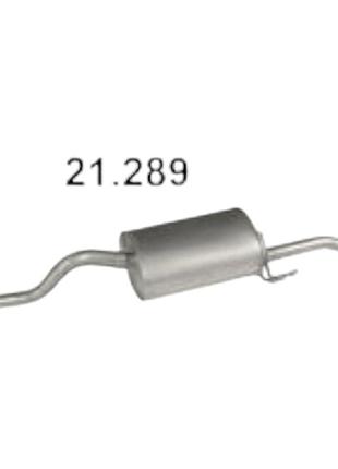 Глушитель renault symbol 1.4-1.6 polmostrow