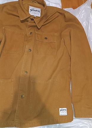 Чоловіча робоча куртка stronghold usa workwear chore coat, гірчичний, xl