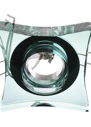 Светильник точечный декоративный hdl-g152 green crystal mr16