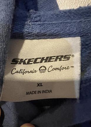 Худі синє skechers капюшонка чоловіче 2