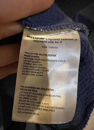 Худі синє skechers капюшонка чоловіче 3