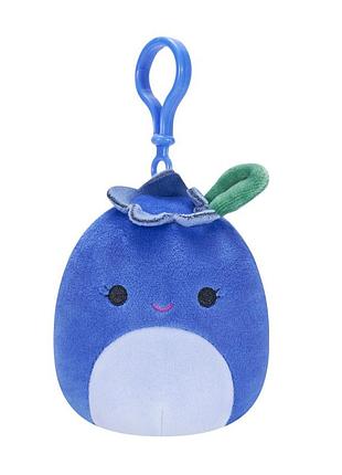 М'яка іграшка чорниця блубі squishmallows sqcp00147 на кліпсі 9 см