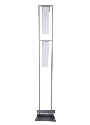 Торшер напольный для гостиной 011/2p/nk/bl brille 184378