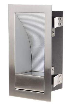 Светильник настенный для лестниц g9 40w ip20 satin nickel (hdl-07-wl21) brille 154077