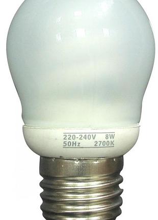 Лампа 8w/827 e27 p45 aura 230v