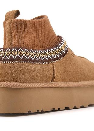 Ugg tasman platform sock chestnut 3