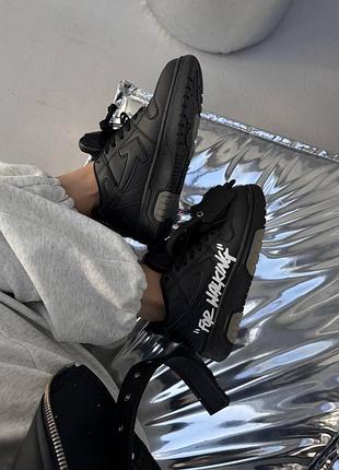 Кросівки off white out of office for walking black