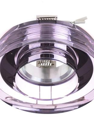 Светильник точечный декоративный hdl-g151 pink crystal mr16