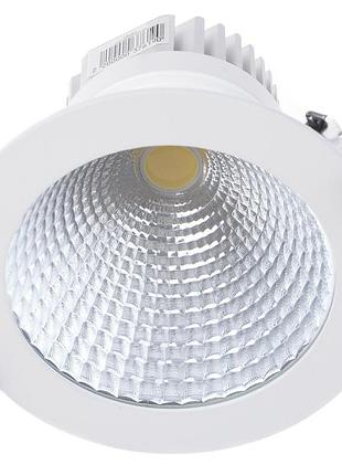 Светильник потолочный led врезной led-25/10w ww wh