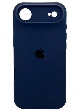 Чохол fiji silicone case full camera для apple iphone 17 air бампер накладка із захистом камери dark blue