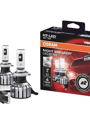 2 шт. світлодіодні лампи для фар 12 в/16 вт osram h7-led комплект світлодіодних ламп для фар автомобілів