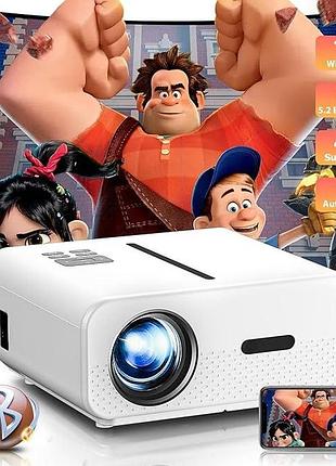 Мультимедийный проектор zoomcat projector c12h устройство для домашнего кинотеатра с коррекцией искажений