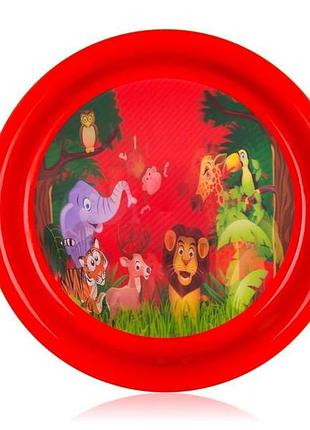 Тарелка пластиковая banquet zoo 19,5 см