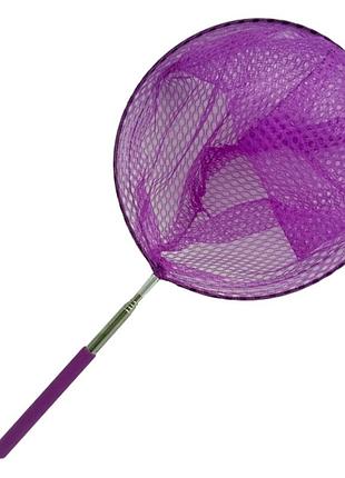 Сачок для бабочек с телескопической ручкой y8436(violet) 85 см, d20 см