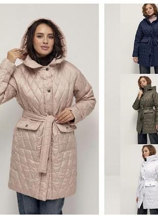 Распродажа женская весенняя куртка пальто s m белая хаки беж синяя l xl белая