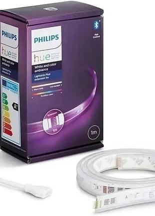 Умная led-лента philips hue white and color ambiance lightstrip plus 1m гибкая светодиодная лента с приложением