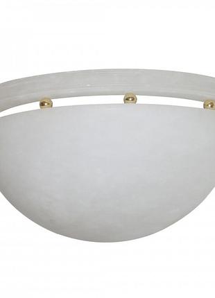 Бра настенный накладной минимализм под камень 9919w gold/white brille 194038