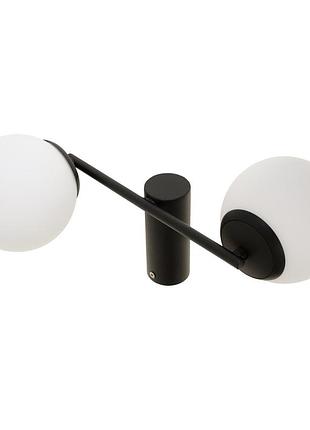 Бра настенный накладной шар минимализм bl-835w/16w ww bk brille 29-157