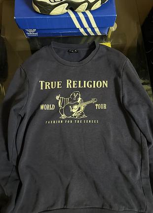 Чоловічий світшот true religion world tour темно-синій