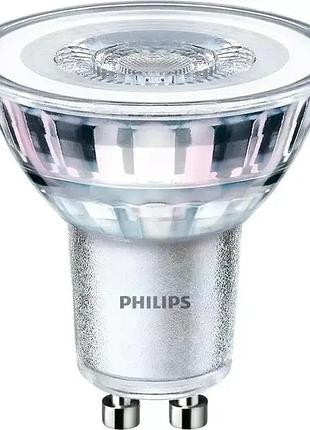 Комплект из 3 светодиодные лампочек philips gu10 led 4.6w 2700k 355lm энергосберегающая лампа с теплым белым светом