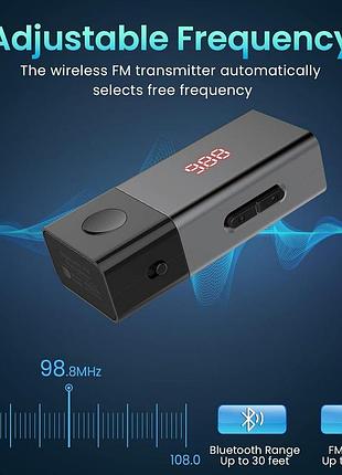 Bluetooth fm-передатчик для автомобилей doosl bluetooth fm transmitter dser106 автомобильный fm модулятор 6