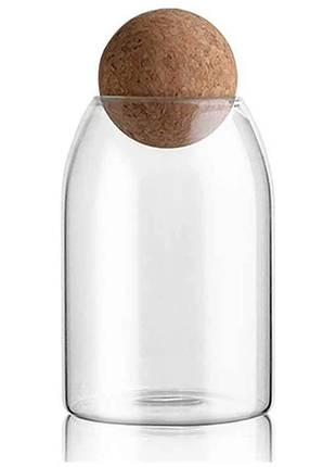 Стеклянный графин 700 мл glass water carafe прозрачный стеклянный графин с крышкой-пробкой