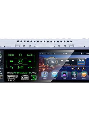 Автомагнітола 4,1 дюйми 1-din camecho p5130 універсальна автомагнітола із сенсорним екраном і камерою заднього огляду