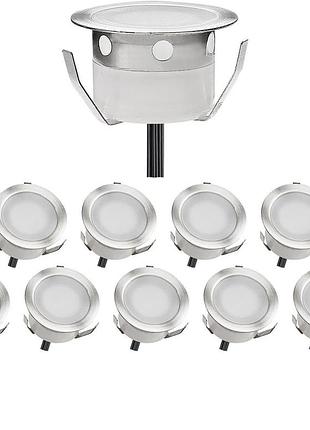 Світлодіодні вбудовані led світильники 22 мм 12 v dc led deck light 0.6 w ww b105 вбудовані світильники з теплим білим світлом
