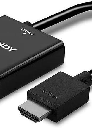 Преобразователь hdmi-vga lindy прямой преобразователь сигнала hdmi в vga