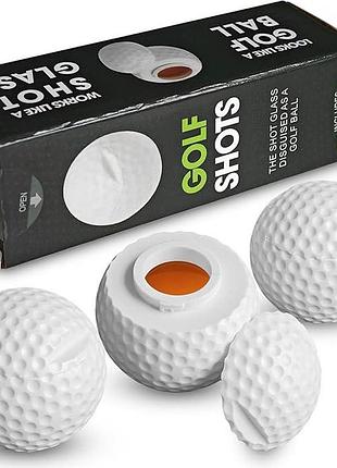 3 шт. набор рюмок в форме мячей для гольфа 44 мл jinjiar golf shots balls рюмки для любителей игры в гольф