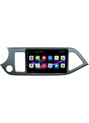 Автомобільна мультимедія для kia morning picanto 2012-2016/ c7226 сенсорна магнітола з bluetooth і радіо fm