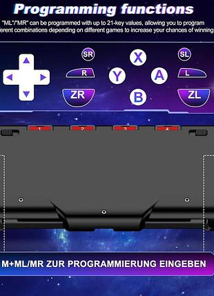 Контроллер для nintendo switch/oled 1000 мач wireless gamepad jc200 b01 ручной контроллер для игровой приставки 2