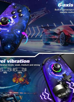 Контроллер для nintendo switch/oled 1000 мач wireless gamepad jc200 b01 ручной контроллер для игровой приставки 4