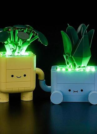 Набор подсветки locolee lighting kit gc1055 10349 комплект светодиодной подсветки для lego 10349 happy plants