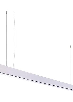 Лінійний підвісний світлодіодний світильник flf-65 40w nw wh led 1,2m brille 33-233