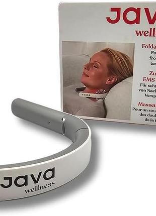 Складной массажер для шеи java wellness foldable ems neck massager 62948 массажер с 6 видами и 9 уровнями интенсивности 6