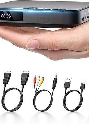 Компактный dvd-плеер mini dvd md115b портативный мини dvd проигриватель 1080p hd